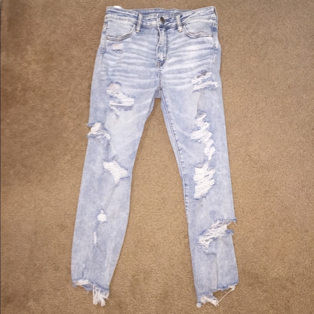 American eagle ripped jeans